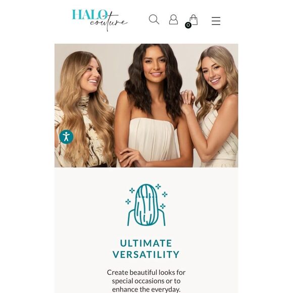 Couture‎ extensions original halo 16\